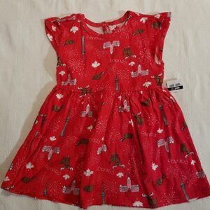Canada Day dress 24 months new